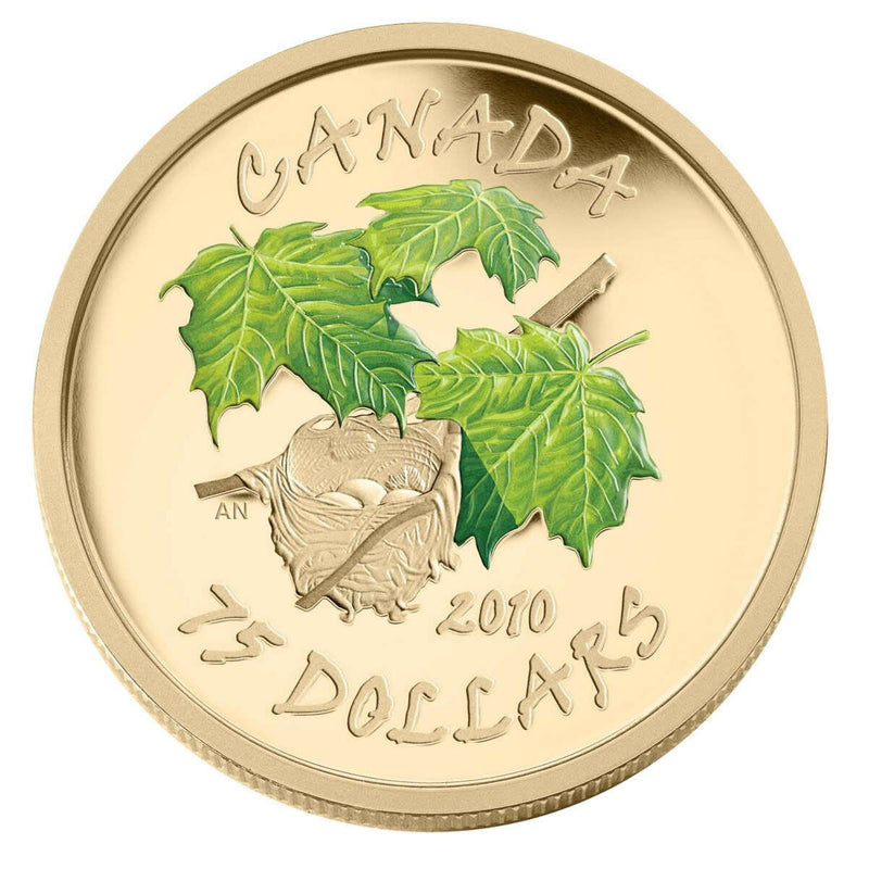 2010 $75 Maple Leaf - 14kt. Gold Coin Set Default Title