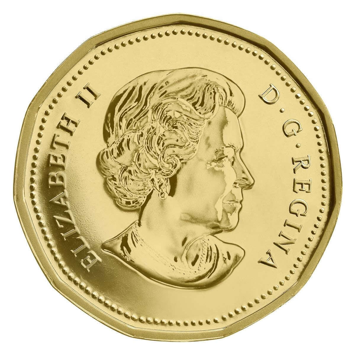 2010 $1 The Canadian Navy, 100th Anniversary - Gold-Plated Coin and St