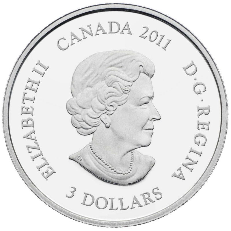 2011 $3 Birthstone Collection: January - Pure Silver Coin Default Title