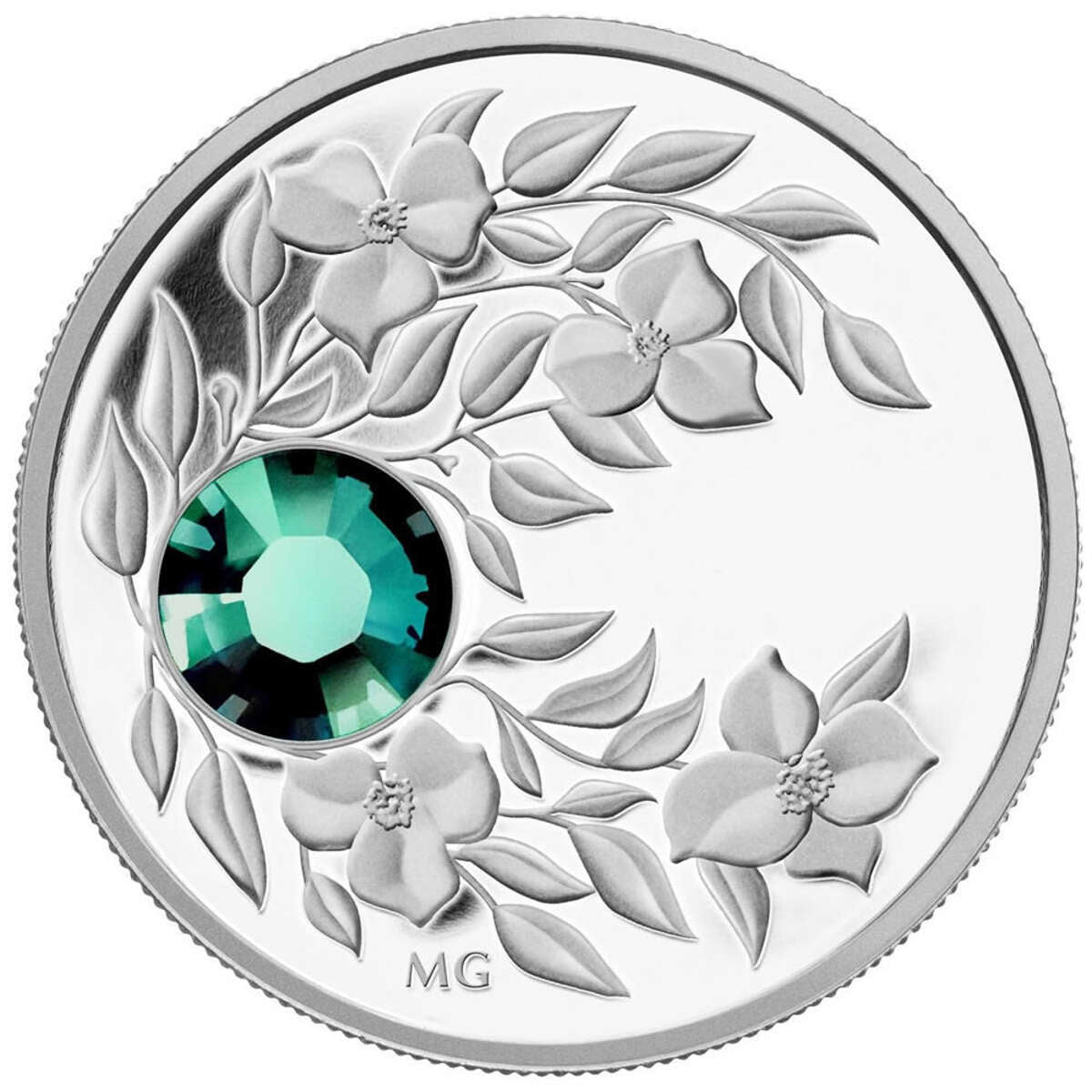 2012 $3 Birthstone Collection: May - Pure Silver Coin Default Title