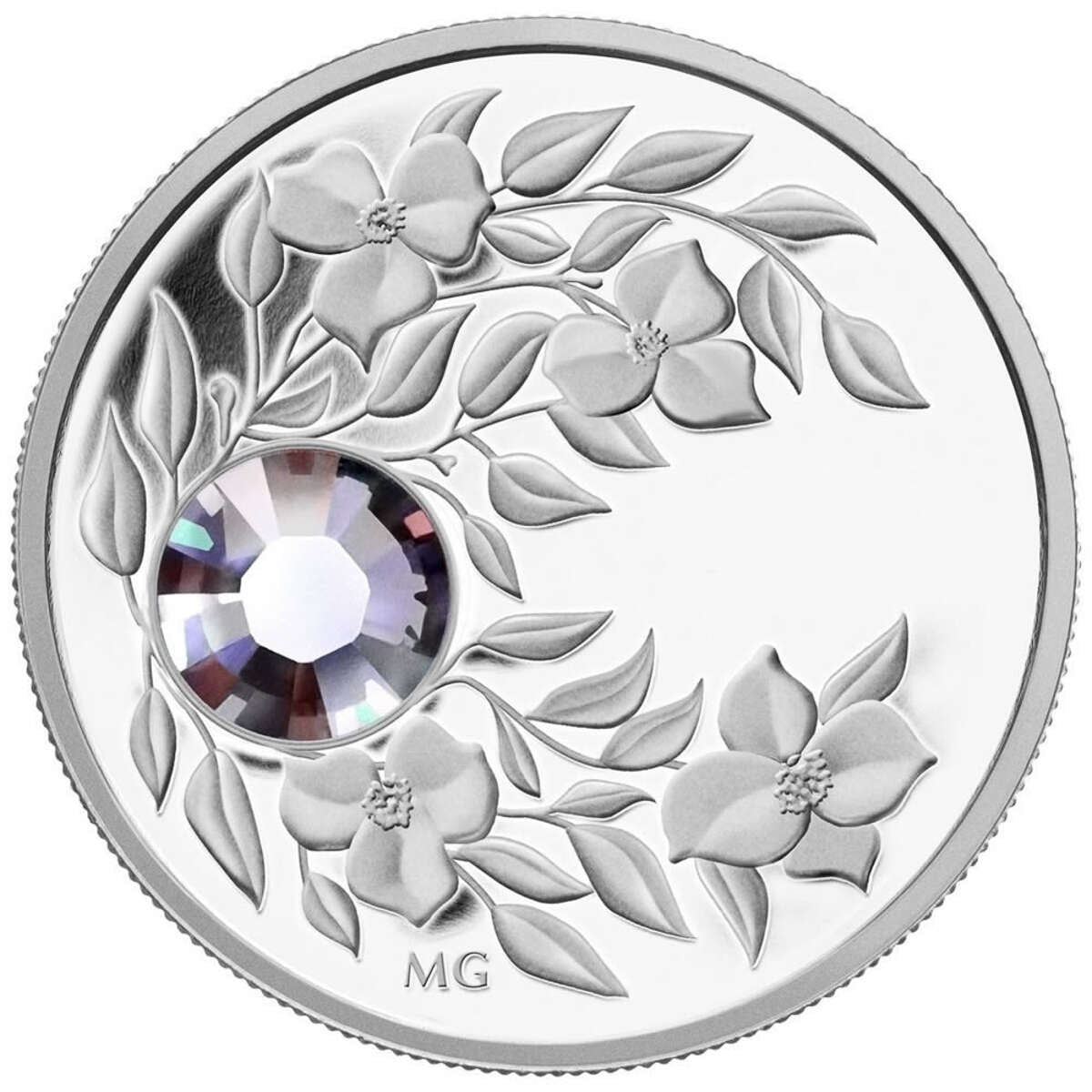 2012 $3 Birthstone Collection: June - Pure Silver Coin Default Title