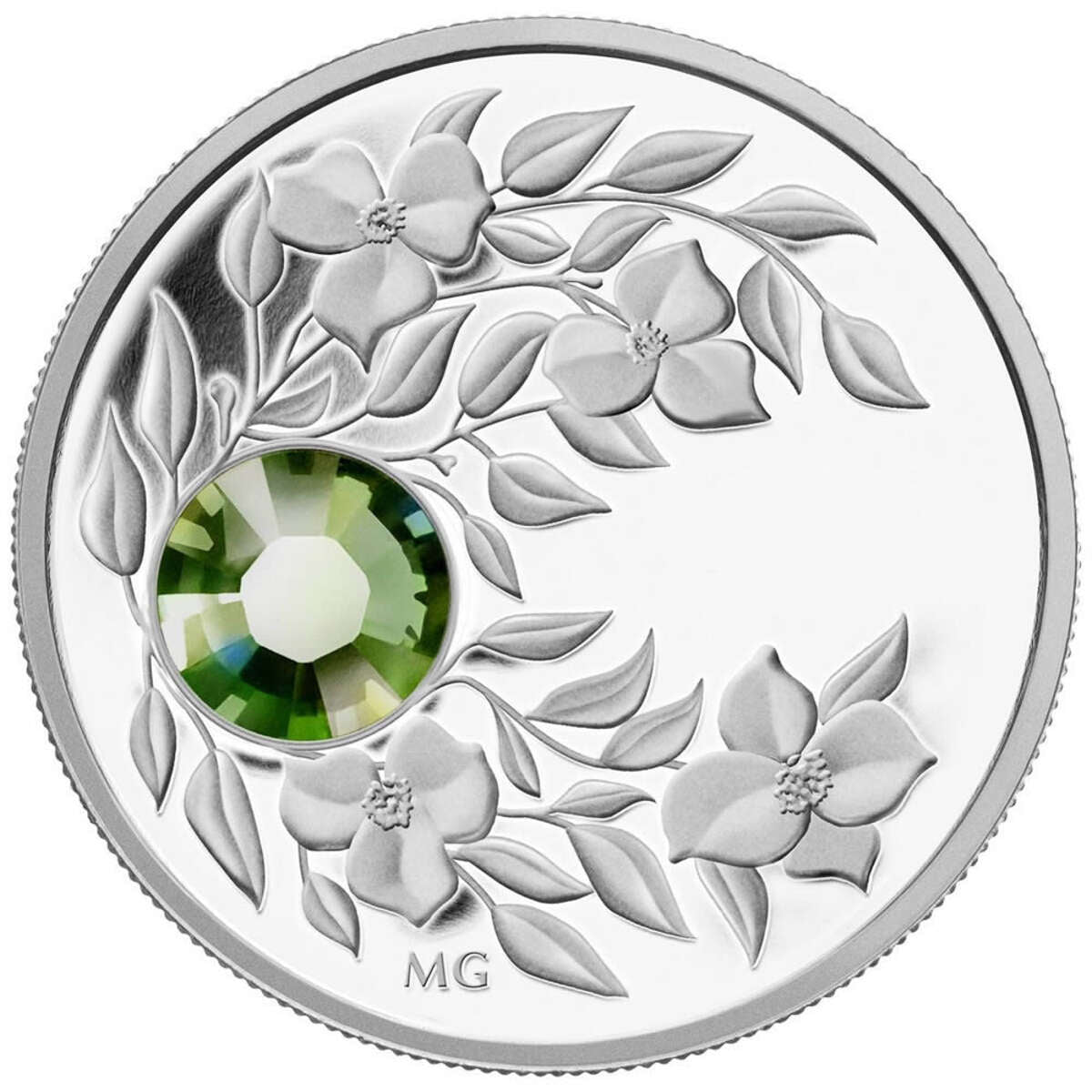 2012 $3 Birthstone Collection: August - Pure Silver Coin Default Title