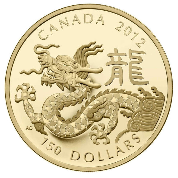2012 $150 Year of the Dragon - 18-kt. Gold Coin
