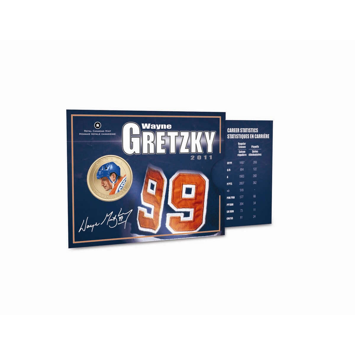 2011 25c Wayne Gretzky - Coloured Coin Default Title