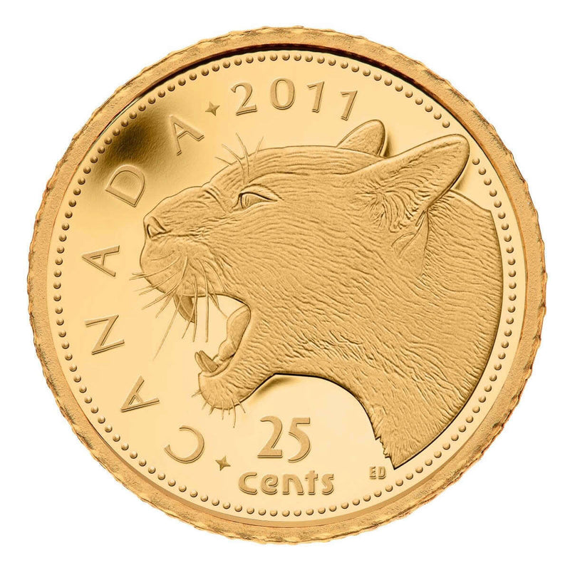 2011 25c Cougar - Pure Gold Coin Default Title