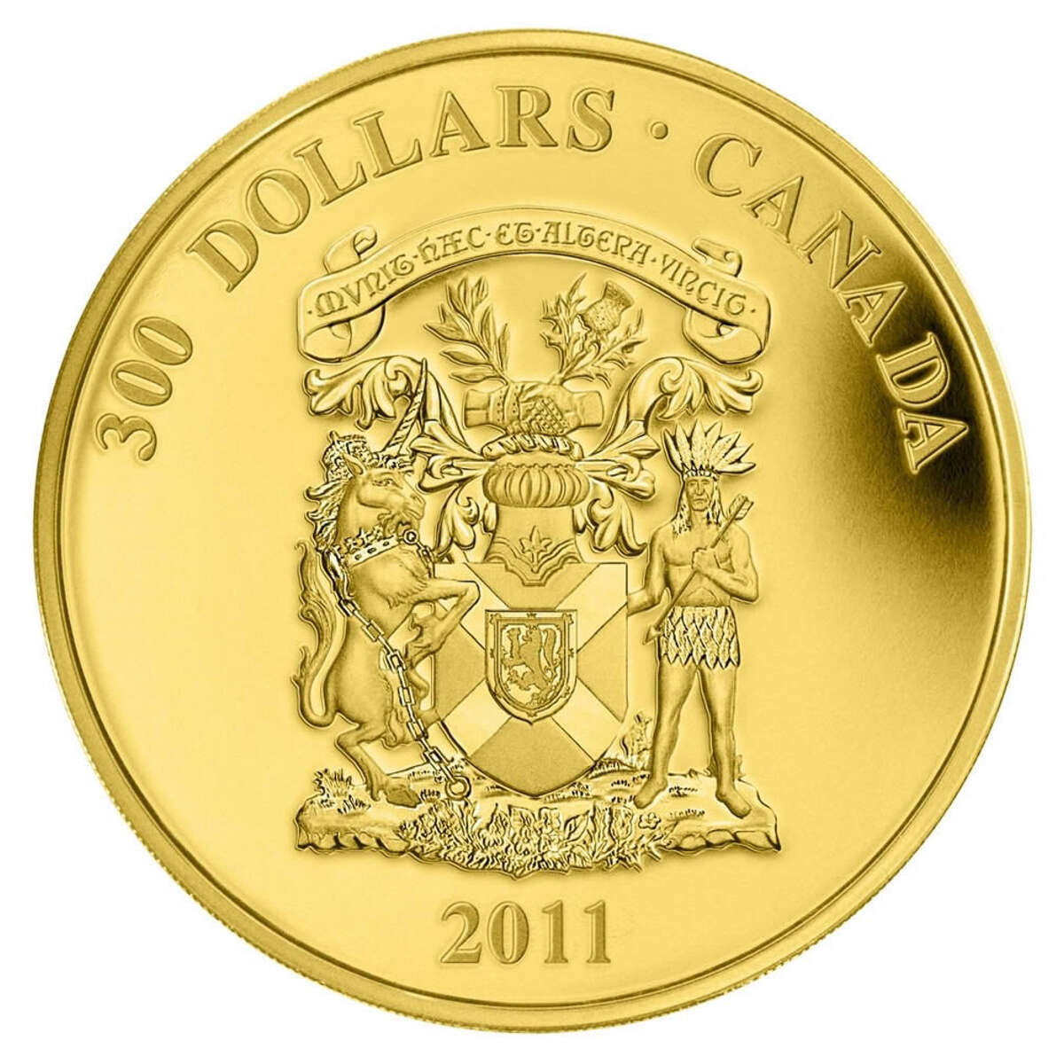 2011 $300 Provincial Coat of Arms: Nova Scotia - 14-kt. Gold Coin Default Title