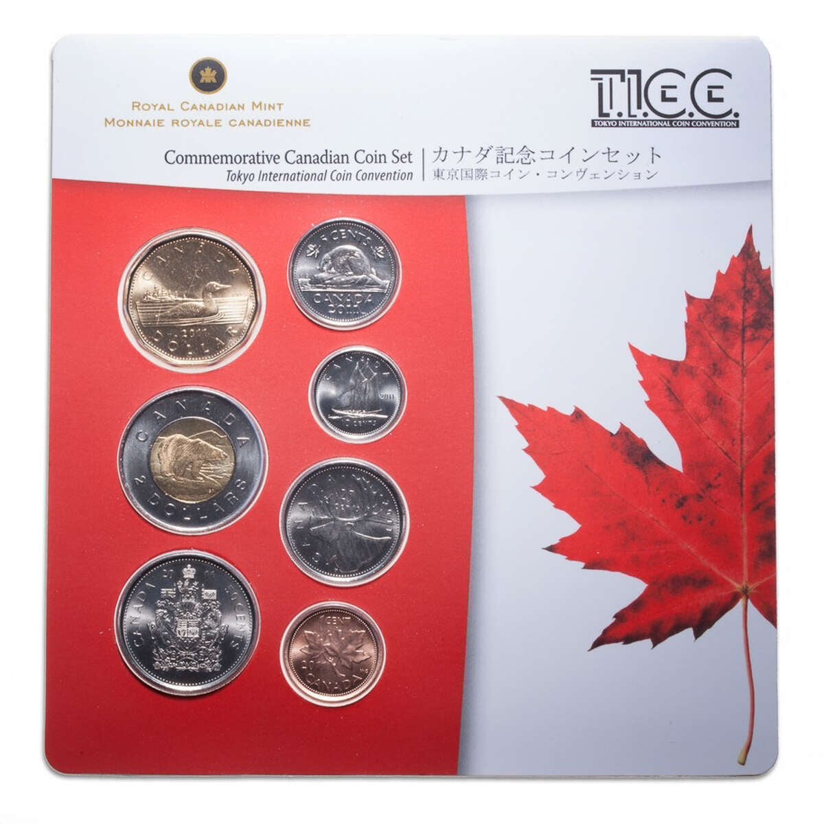 2011 Commemorative Canadian Coin Set - Tokyo International Coin Convention Default Title