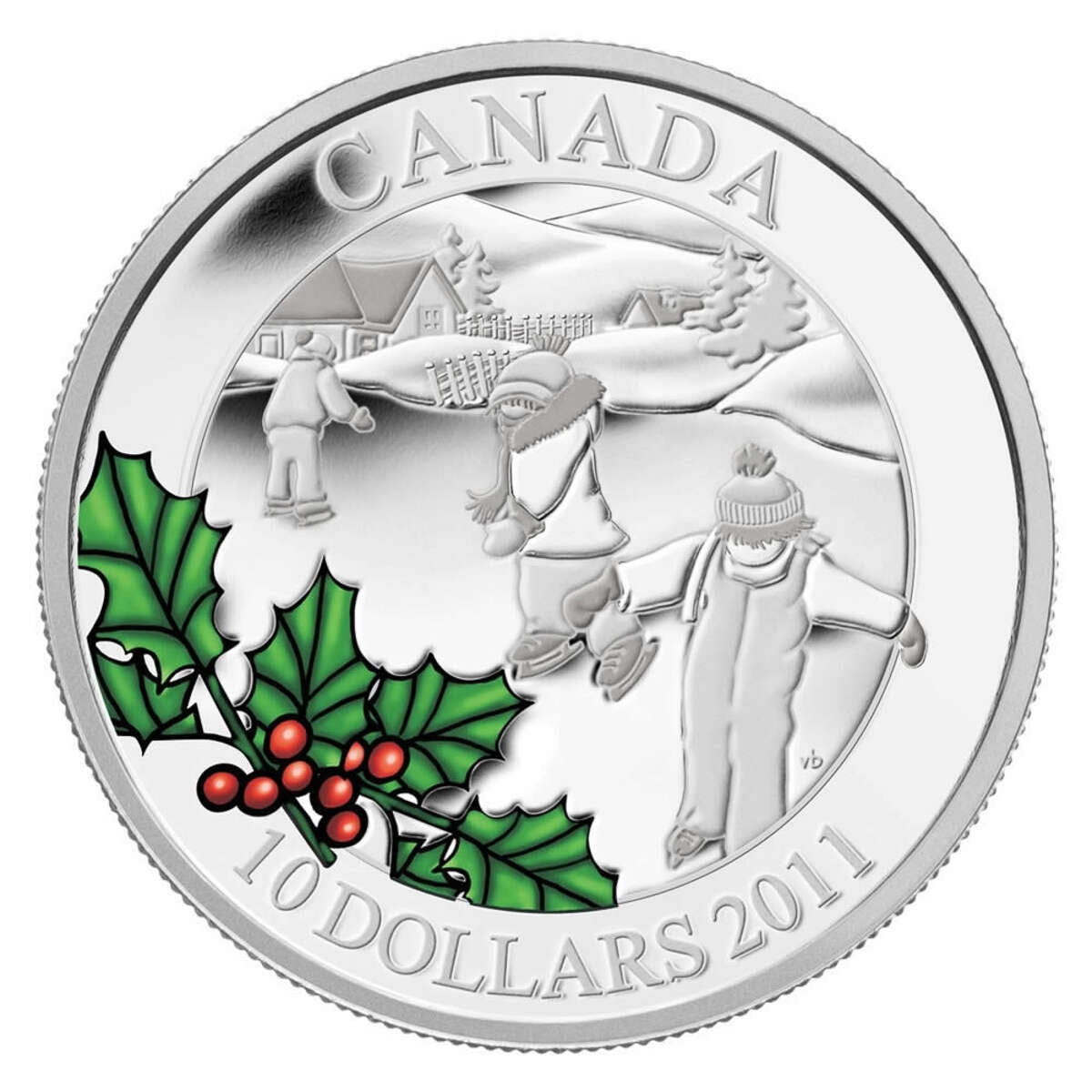 2011 $10 Little Skaters - Pure Silver Coin Default Title