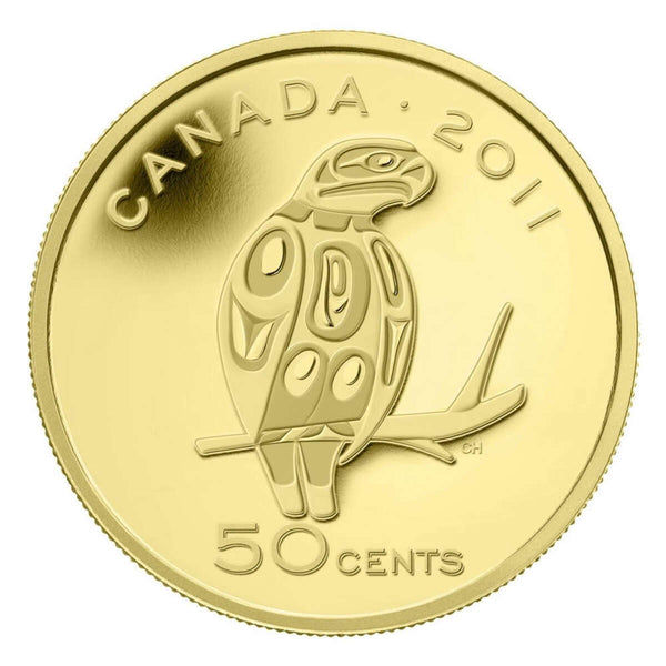 2011 50c Peregrine Falcon - Pure Gold Coin Default Title