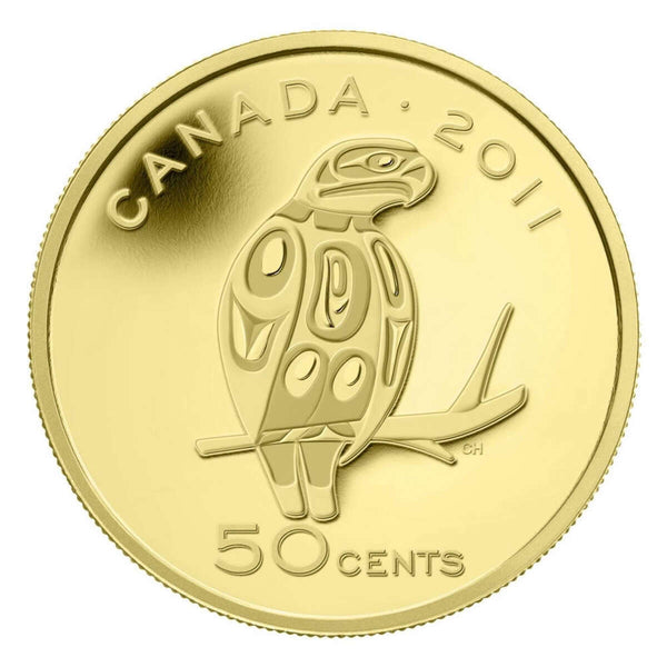 2011 50c Peregrine Falcon - Pure Gold Coin