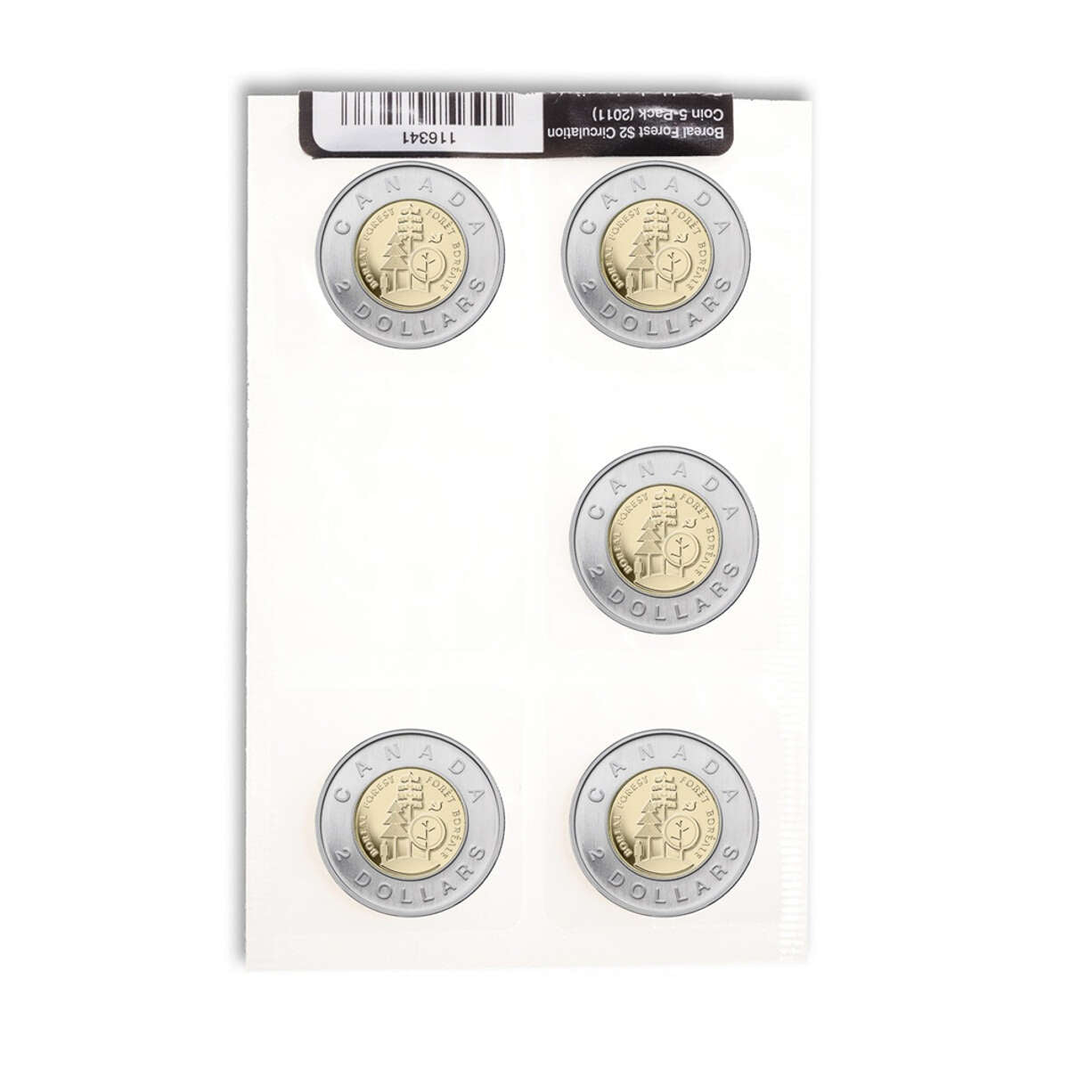 2011 $2 Boreal Forest - 5-Coin Circulation Pack Default Title