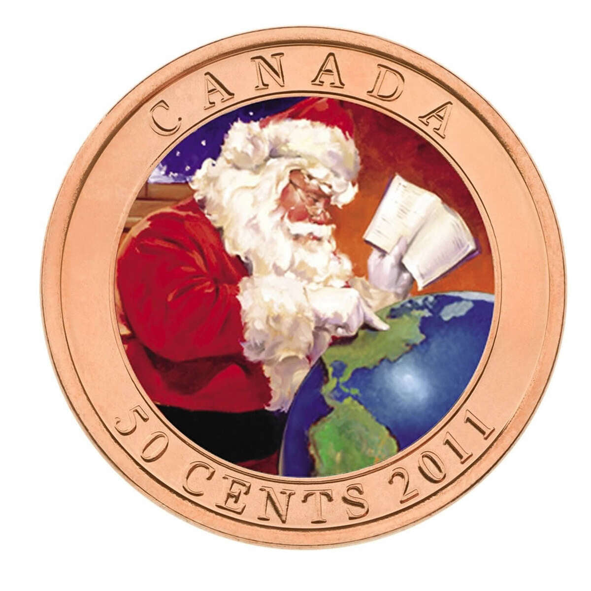 2011 50c Gifts From Santa - Lenticular Coin Default Title