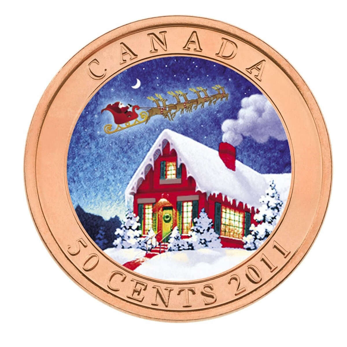 2011 50c Gifts From Santa - Lenticular Coin Default Title