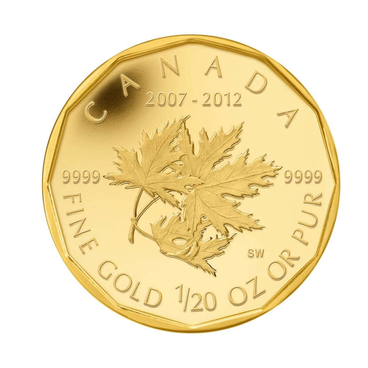 2012 The Million Dollar Coin, 5th Anniversary - Pure Gold Fractional S
