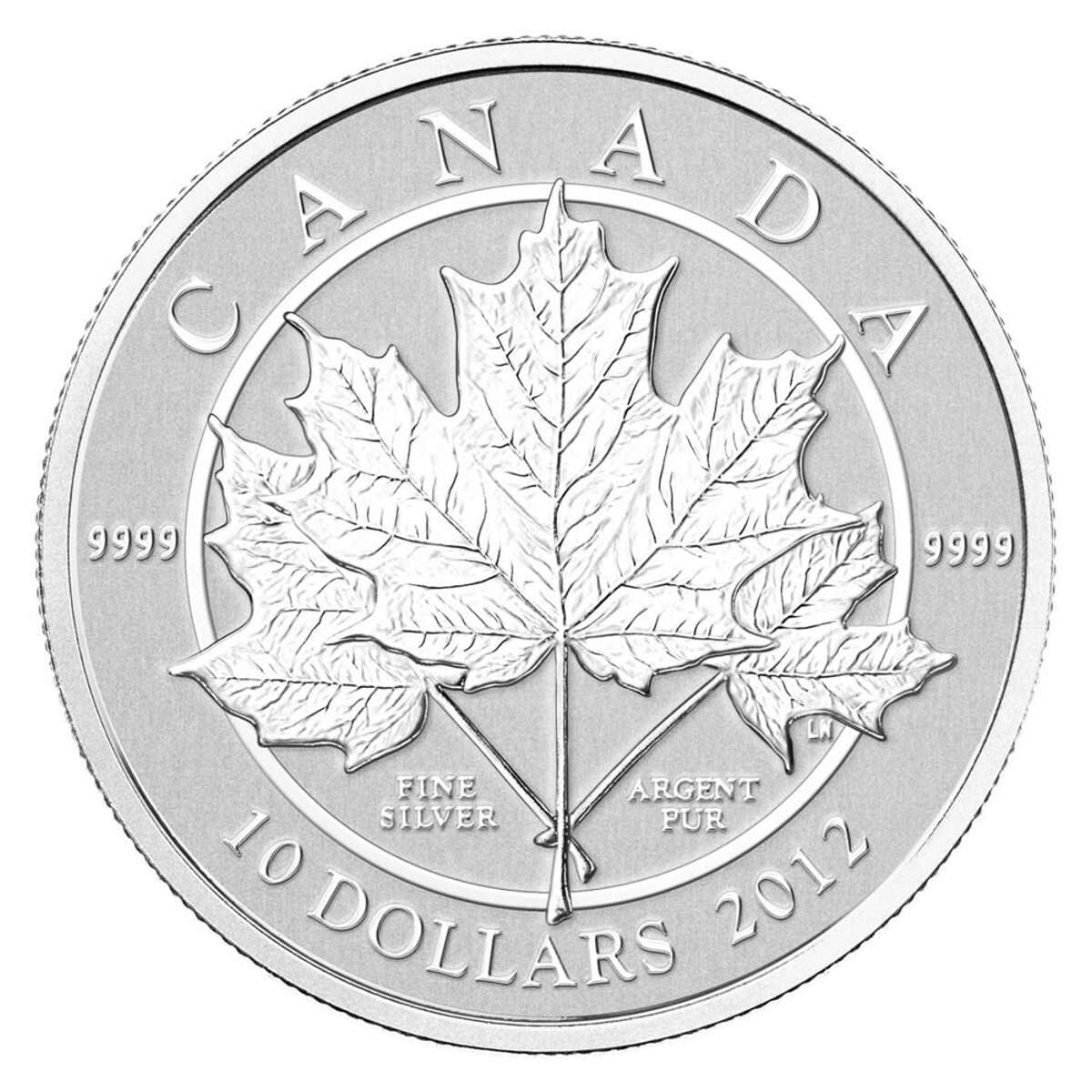 2012 $10 Maple Leaf Forever - Pure Silver Coin Default Title