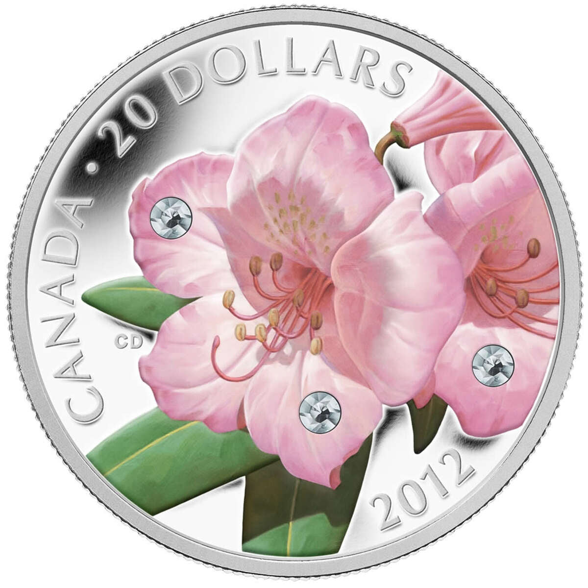 2012 $20 Rhododendron - Pure Silver Coin Default Title