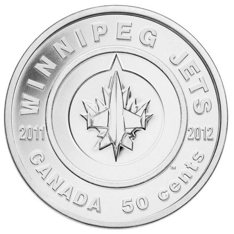 2012 50c Winnipeg Jets - Commemorative Coin Default Title