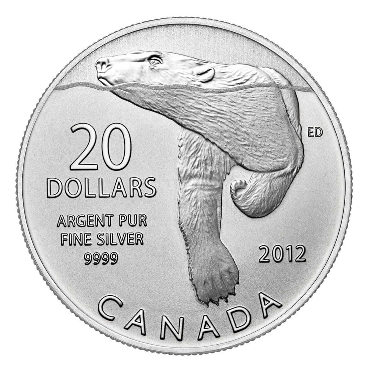 2012 $20 for $20 Polar Bear - Pure Silver Coin Default Title