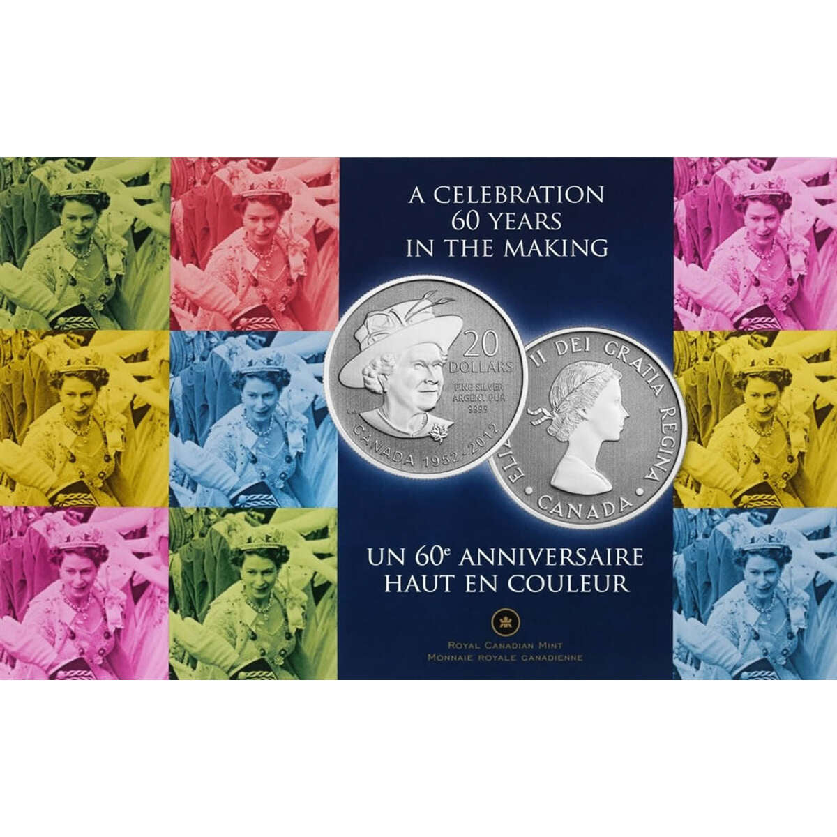 2012 $20 for $20 Diamond Jubilee - Pure Silver Coin
