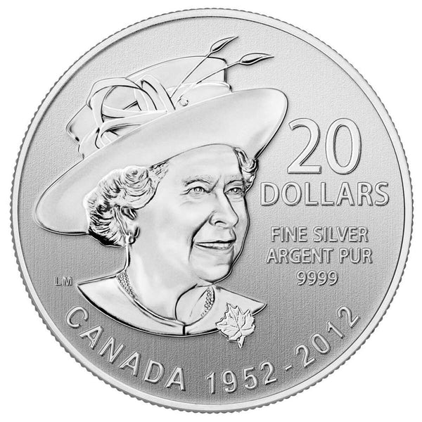 2012 $20 for $20 Diamond Jubilee - Pure Silver Coin