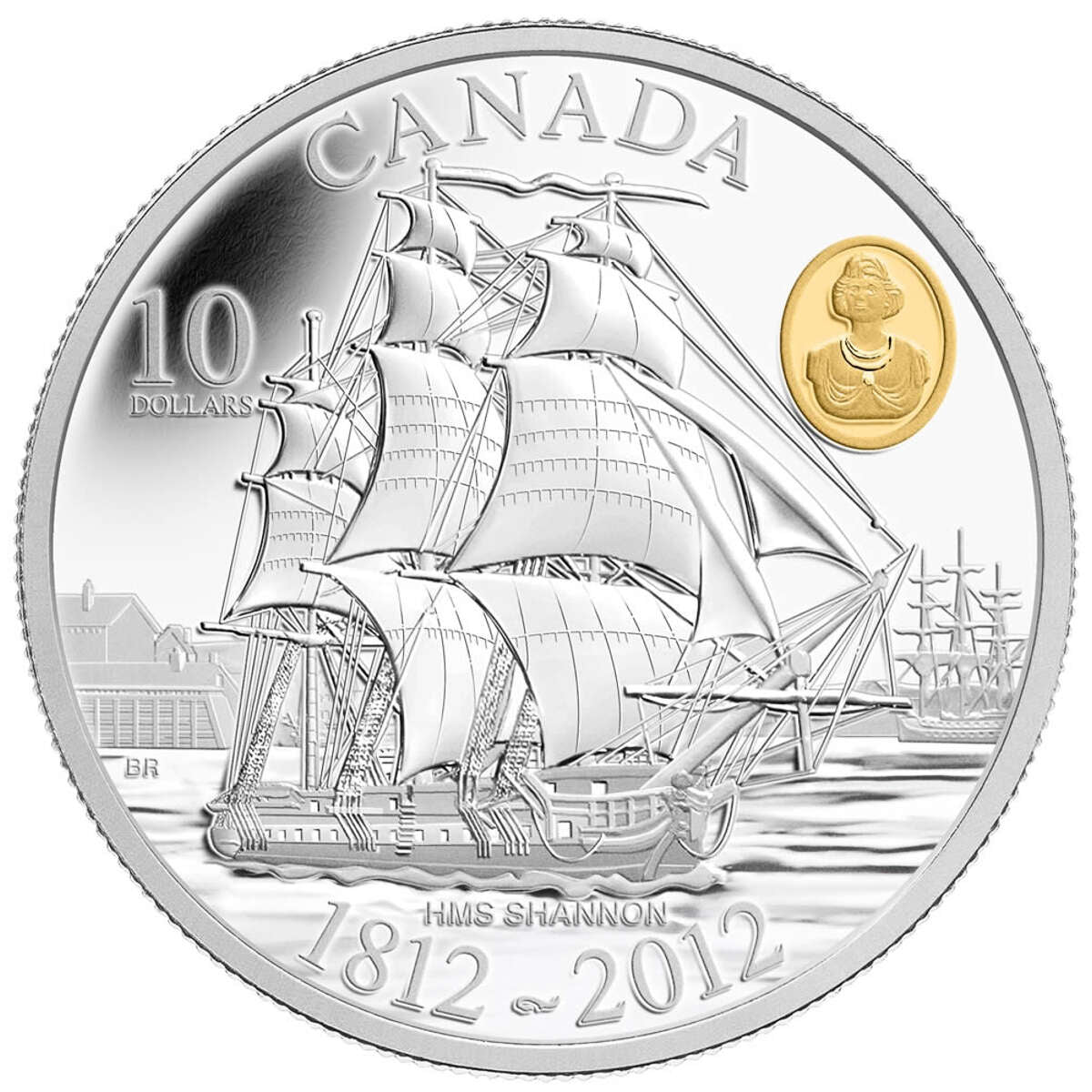 2012 $10 HMS Shannon - Pure Silver Coin Default Title