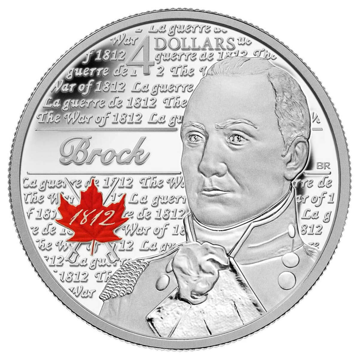 2012 $4 Heroes of 1812: Sir Isaac Brock - Pure Silver Coin Default Title