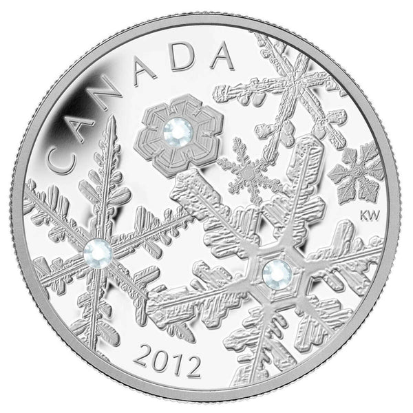 正規品定番カナダ　2009 クリスタルスノーフレーク コイン　20ドル　銀貨 コレクション