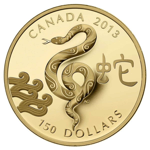 2013 $150 Year of the Snake - 18-kt. Gold Coin Default Title