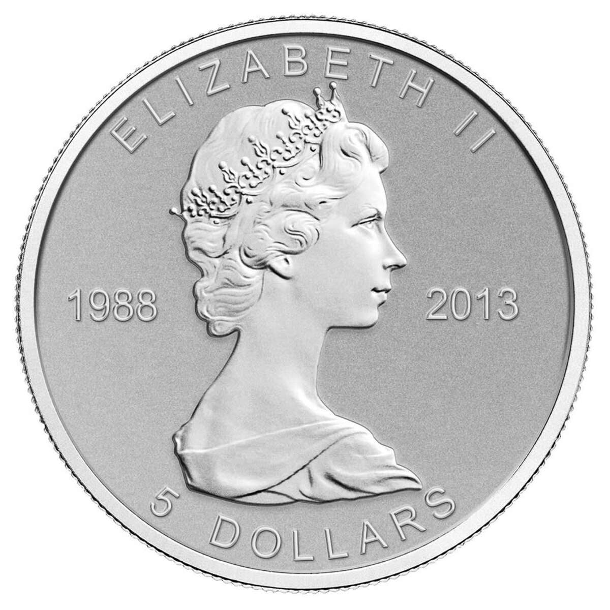 2013 The Silver Maple Leaf Coin, 25th Anniversary - Pure Silver Fractional Set Default Title