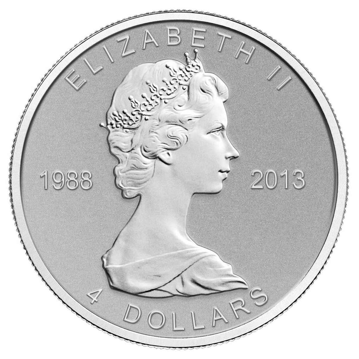 2013 The Silver Maple Leaf Coin, 25th Anniversary - Pure Silver Fractional Set Default Title