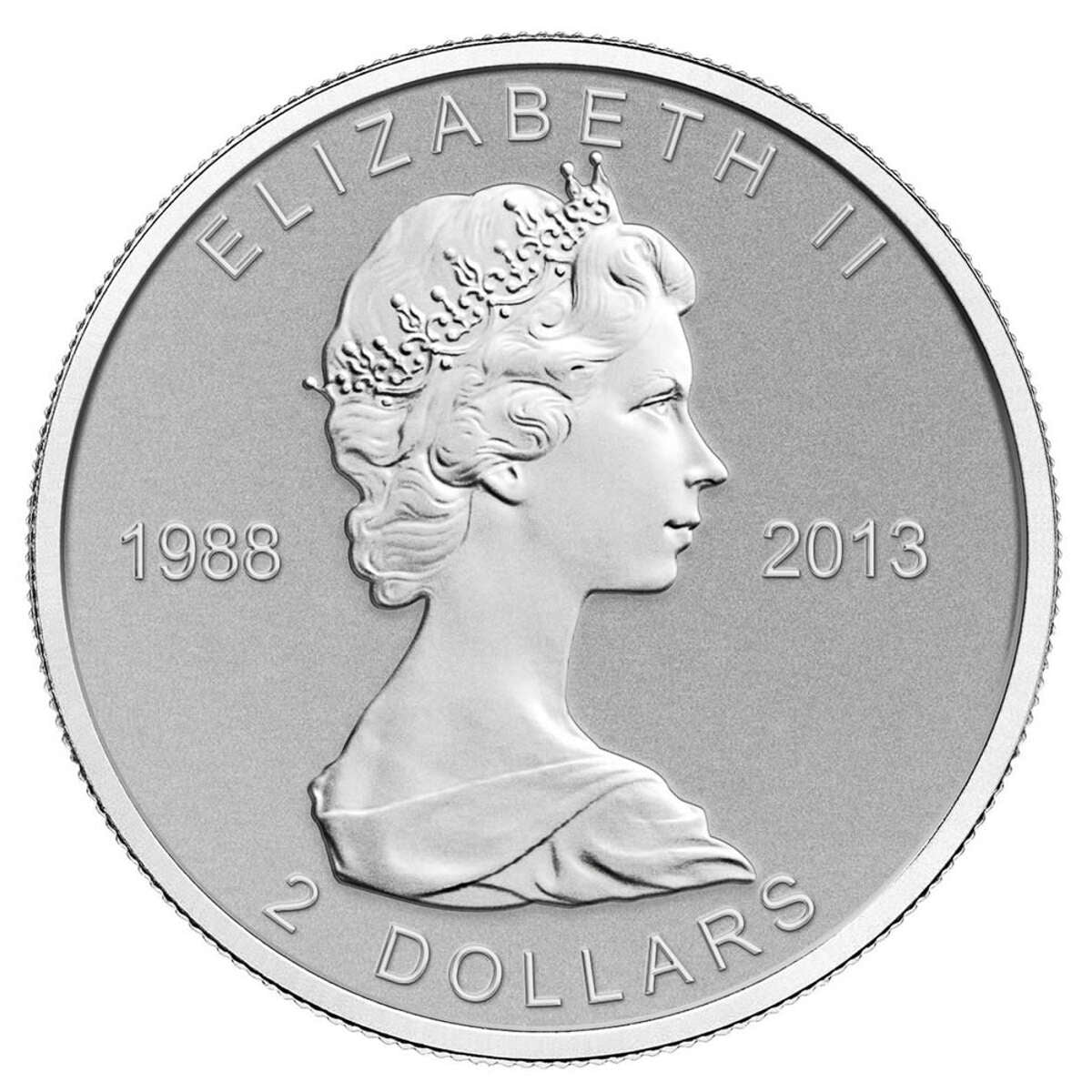 2013 The Silver Maple Leaf Coin, 25th Anniversary - Pure Silver Fractional Set Default Title