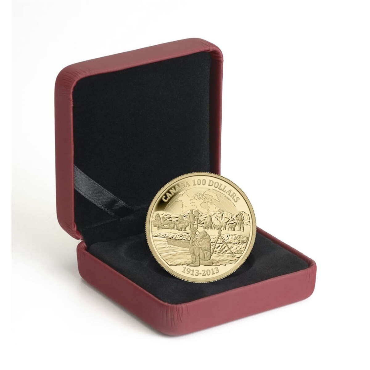 2013 $100 Arctic Expedition - 14-kt. Gold Coin