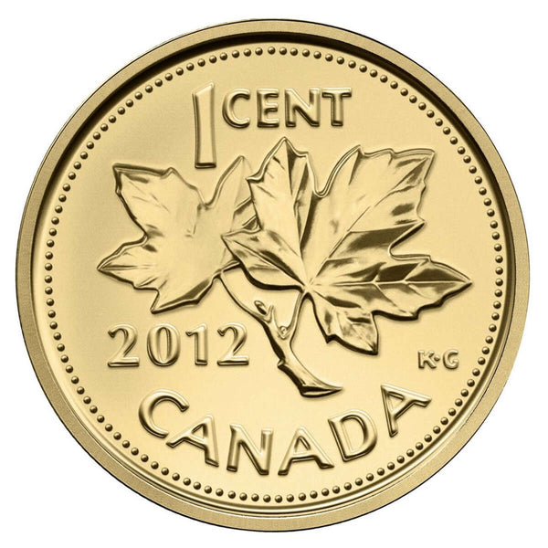 2012 1c Farewell to the Penny - Pure Gold Coin Default Title