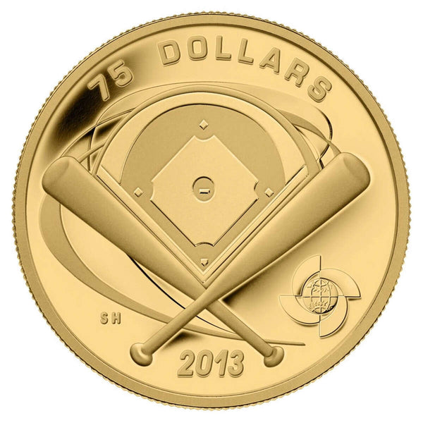 2013 $75 Celebrate Baseball: Ball Diamond - Pure Gold Coin Default Title