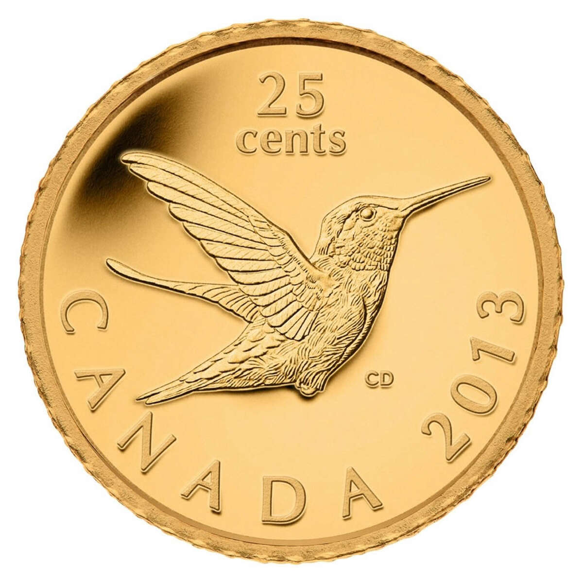 2013 25c Hummingbird - Pure Gold Coin Default Title