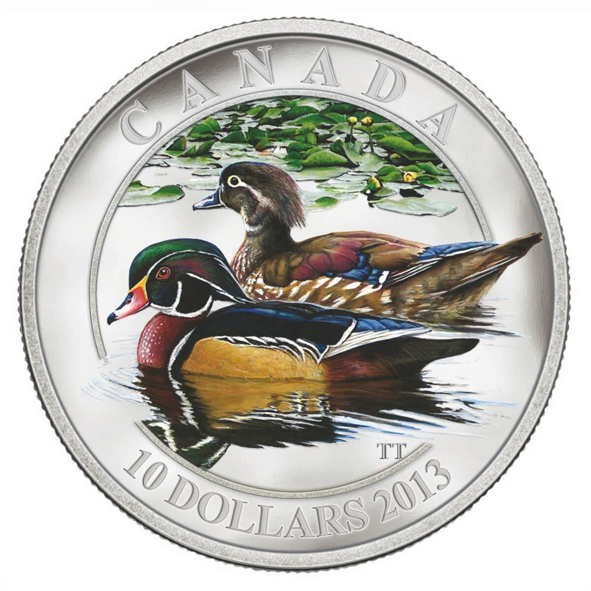 2013 $10 Ducks of Canada: Wood Duck - Pure Silver Coin Default Title