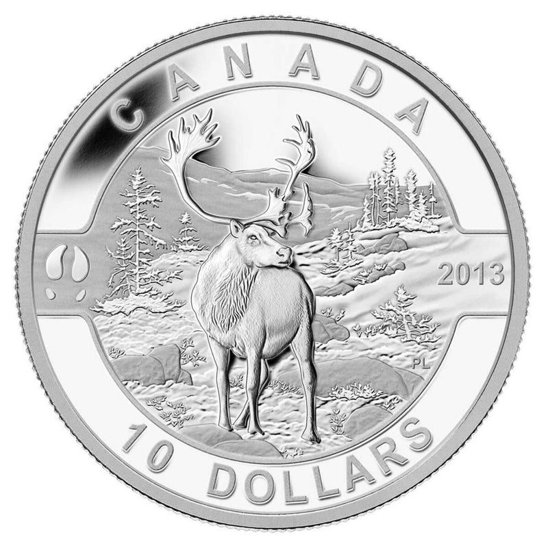 2013 $10 O Canada: The Caribou - Pure Silver Coin Default Title