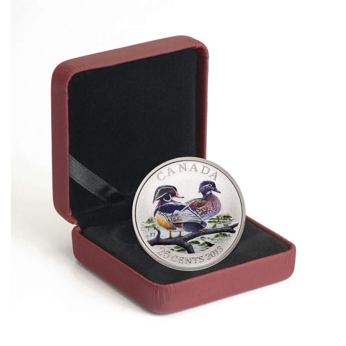 2013 25c Ducks of Canada: Wood Duck - Coloured Coin Default Title