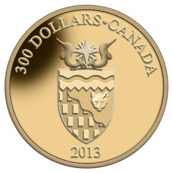 2013 $300 Provincial Coat of Arms: Northwest Territories - 14-kt. Gold Coin Default Title
