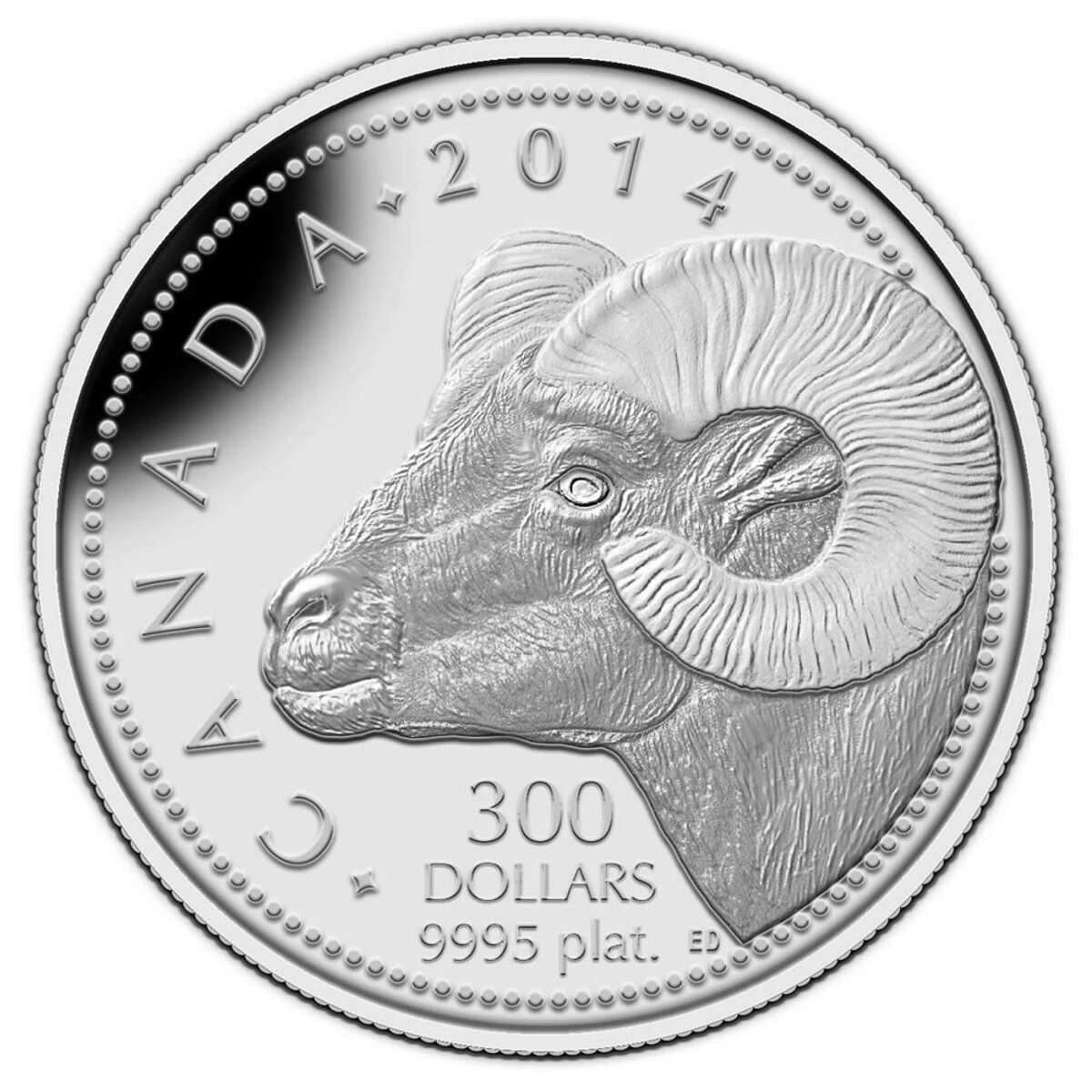 2013 $300 Rocky Mountain Bighorn Sheep - Pure Platinum Coin Default Title