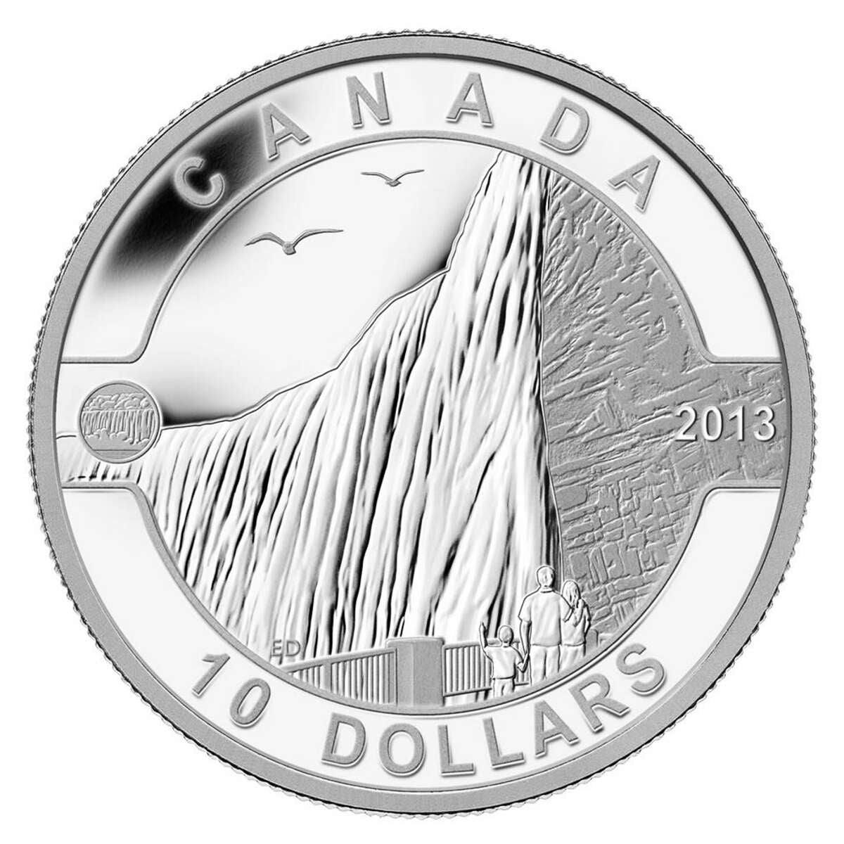 2013 $10 O Canada: Niagara Falls - Pure Silver Coin Default Title