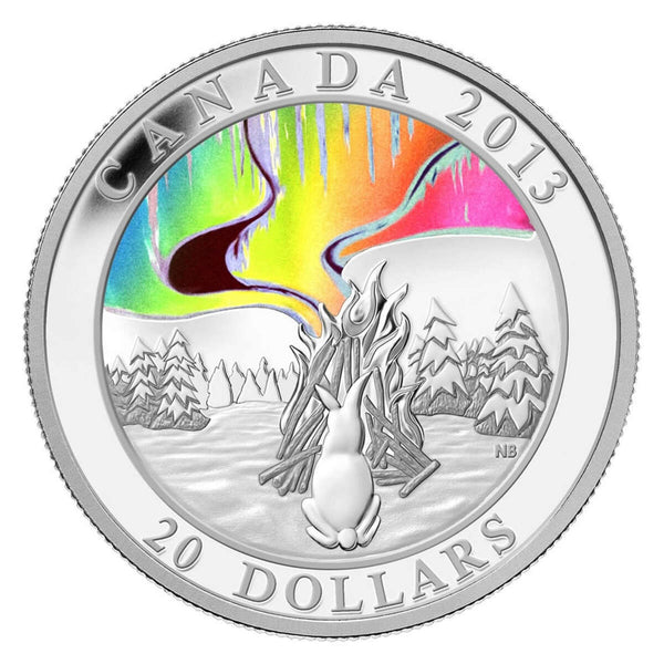 2013 $20 A Story of the Northern Lights: The Great Hare - Pure Silver