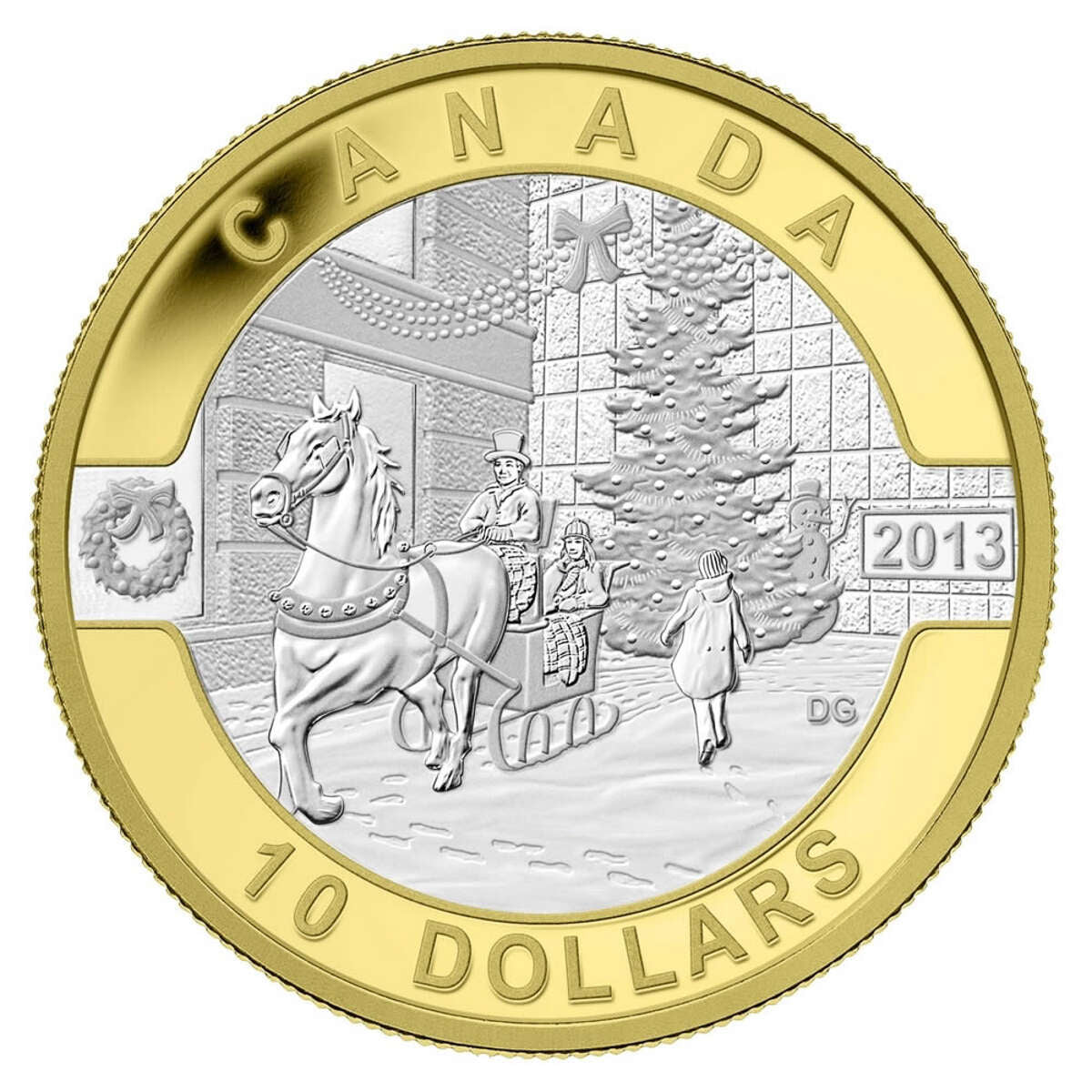 2013 $10 O Canada Series - Pure Silver 12-Coin Set with Gold Plating Default Title