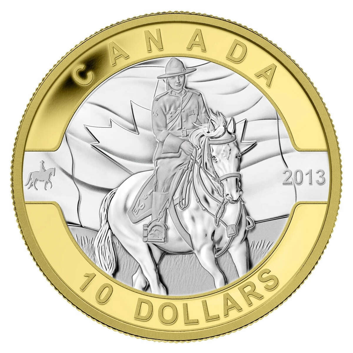 2013 $10 O Canada Series - Pure Silver 12-Coin Set with Gold Plating