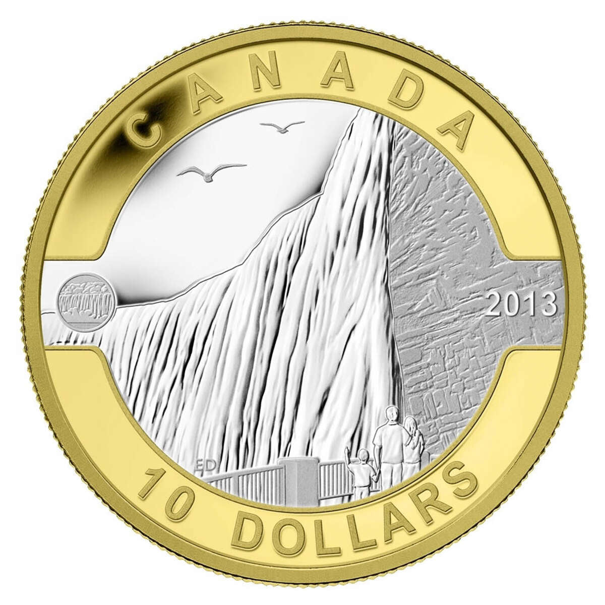 2013 $10 O Canada Series - Pure Silver 12-Coin Set with Gold Plating Default Title