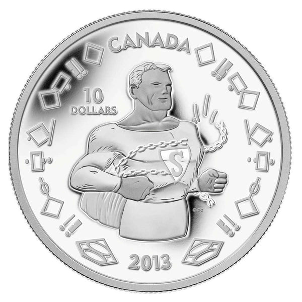 2013 $10 75th Anniversary of Superman™: Vintage - Pure Silver Co