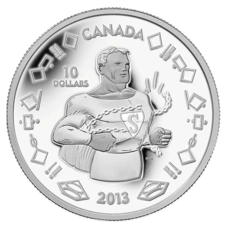 2013 $10 75th Anniversary of Superman&trade;: Vintage - Pure Silver Coin Default Title