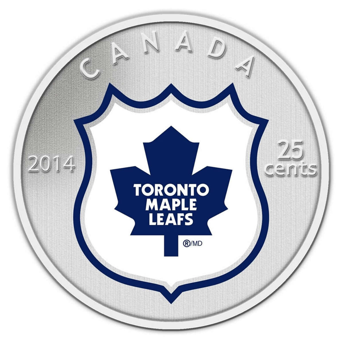 2014 25c Toronto Maple Leafs - NHL Coin and Stamp Gift Set Default Title