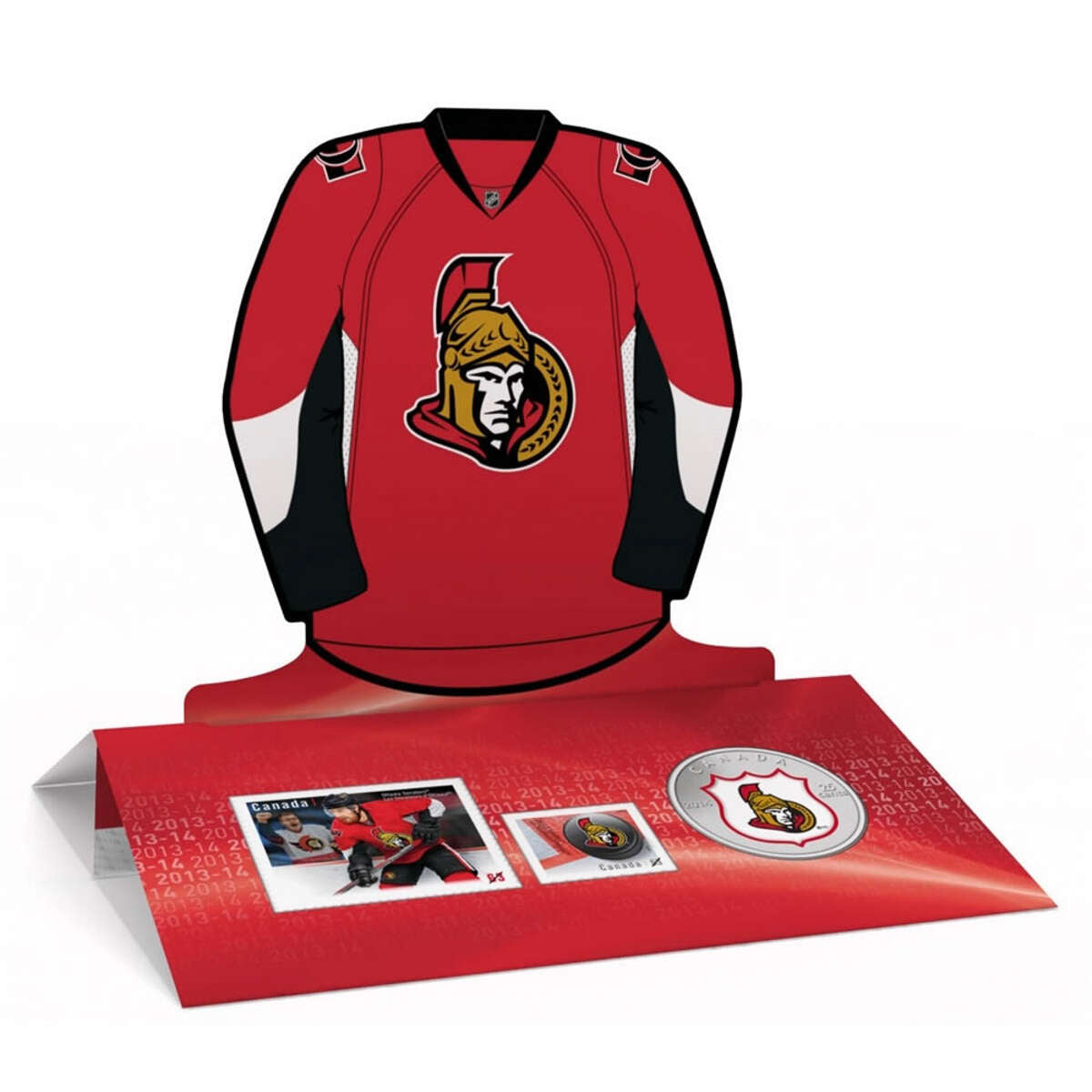 2014 25c Ottawa Senators - NHL Coin and Stamp Gift Set Default Title