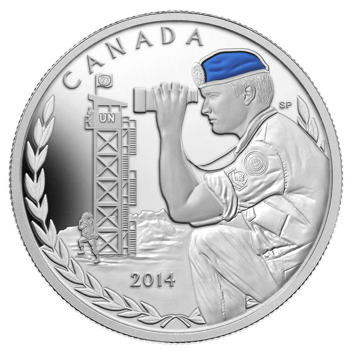 2014 $20 Canadian Peacekeeping in Cyprus, 50th Anniversary - Pure Silver Coin Default Title